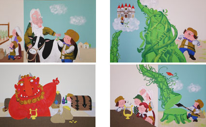 『ジャックと まめの き』の挿絵